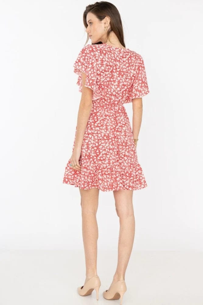 Ibiza Boho Bloemen korte Ibiza jurk