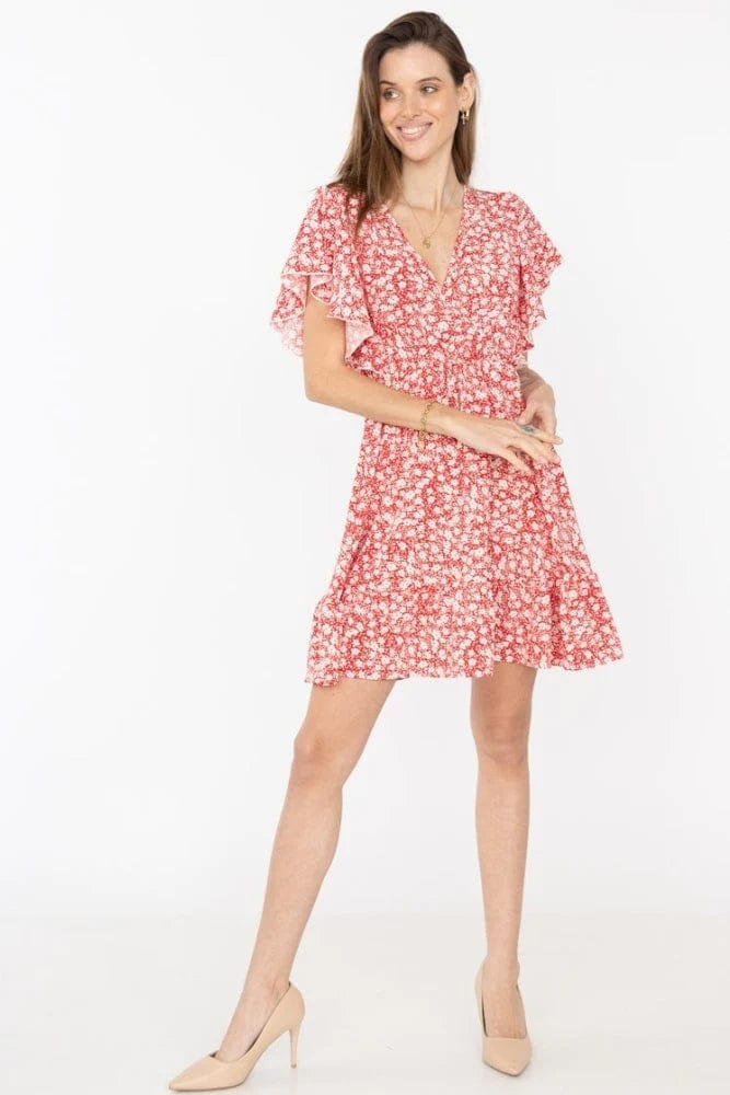 Ibiza Boho Bloemen korte Ibiza jurk