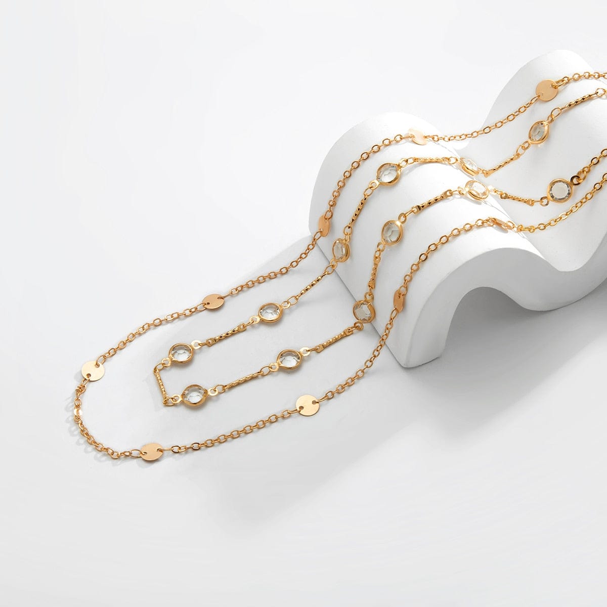 Ibiza Boho Buikketting Met Blauwe Steentjes