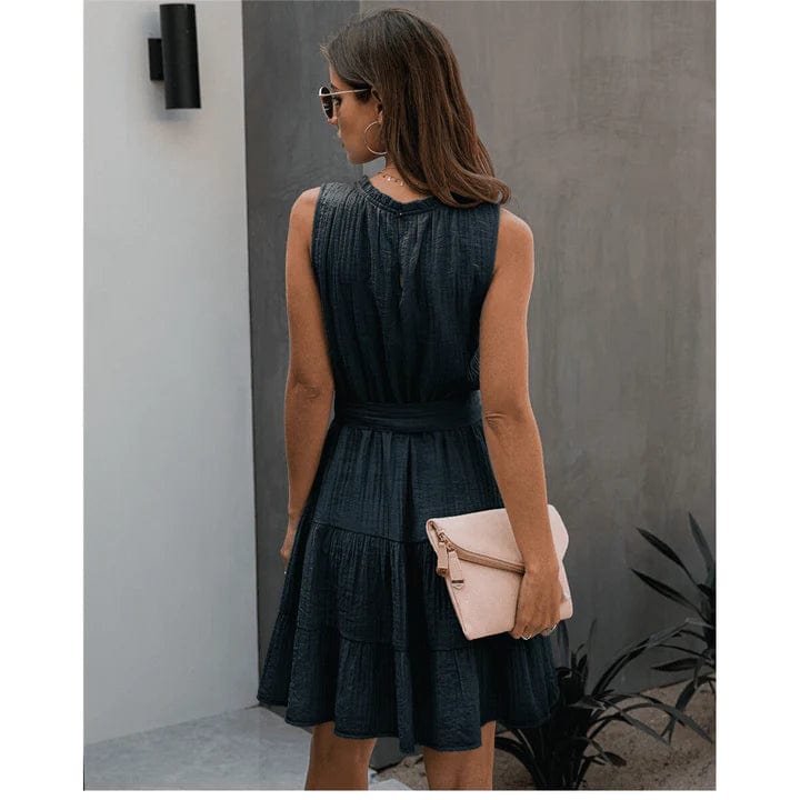 Ibiza Boho Chique Donkerblauwe Ibiza Jurk