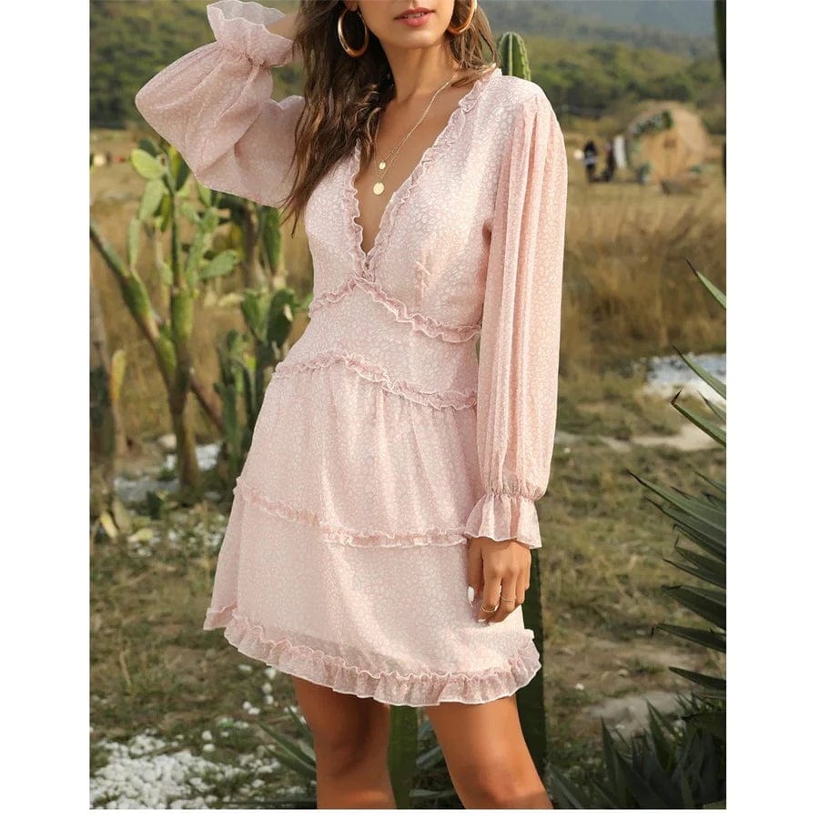Ibiza Boho Hippie Chique Rugloze Jurk