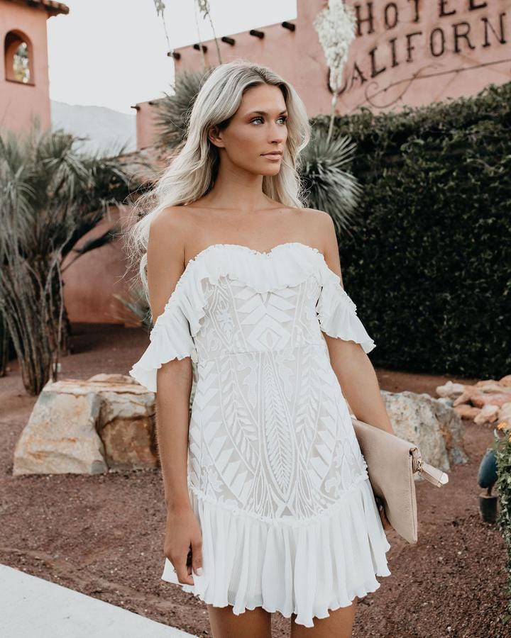 Ibiza Boho Hippie Ibiza Mode Mini-Jurk