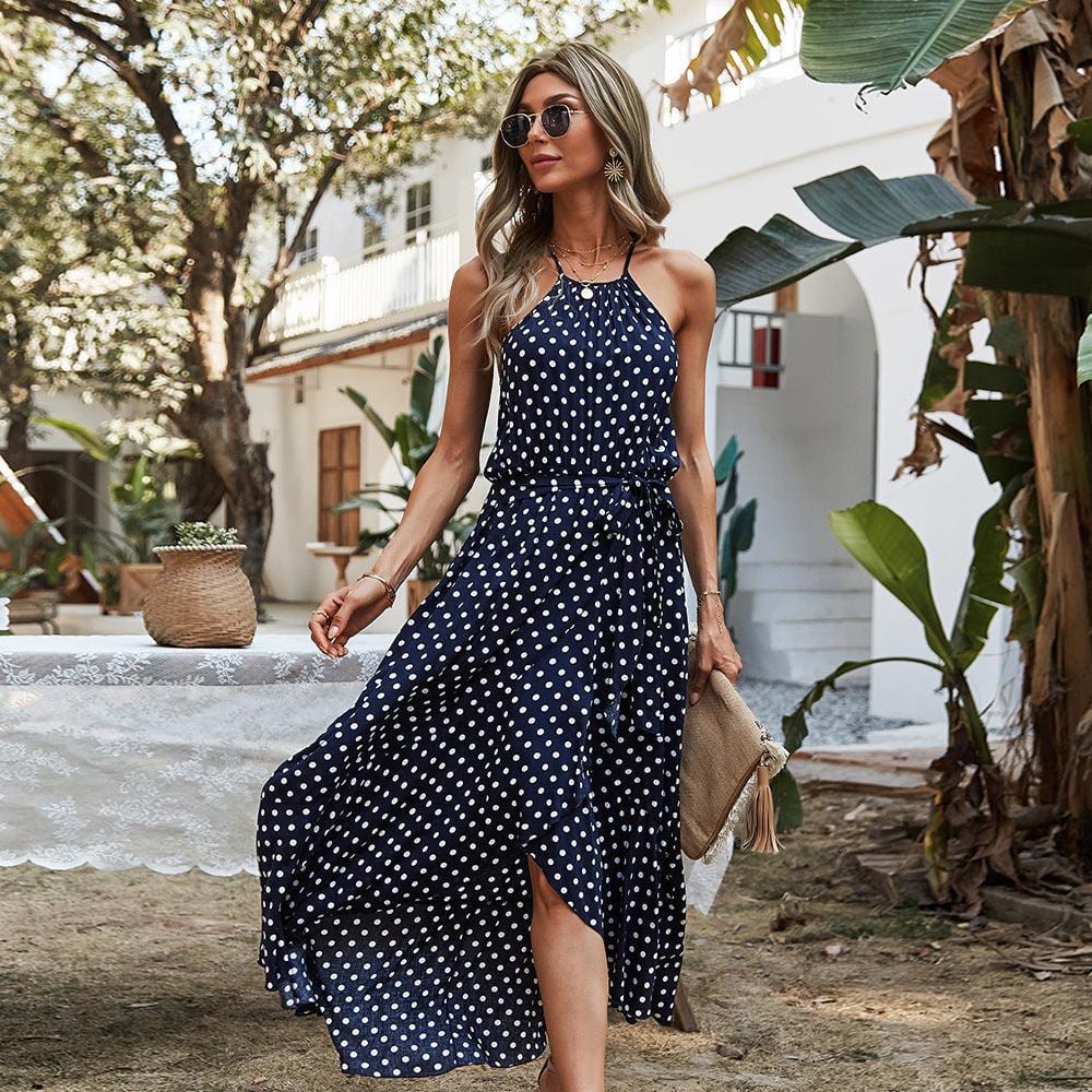 Ibiza Boho Ibiza Jurk Met Stippen