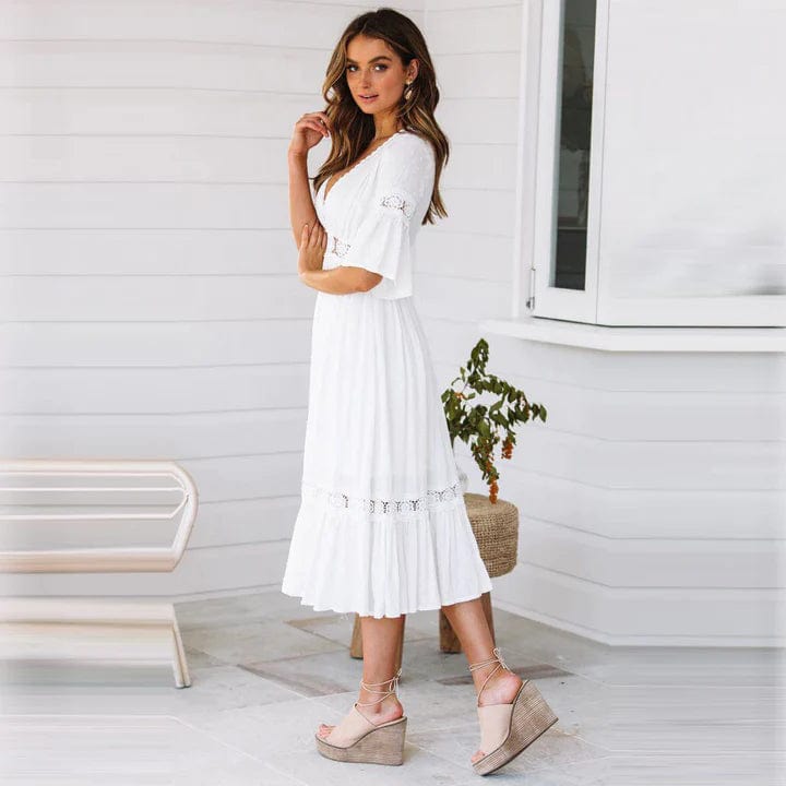 Ibiza Boho Ibiza style lange kanten jurk