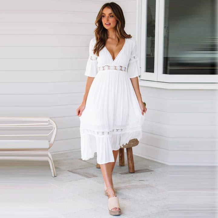 Ibiza Boho Ibiza style lange kanten jurk