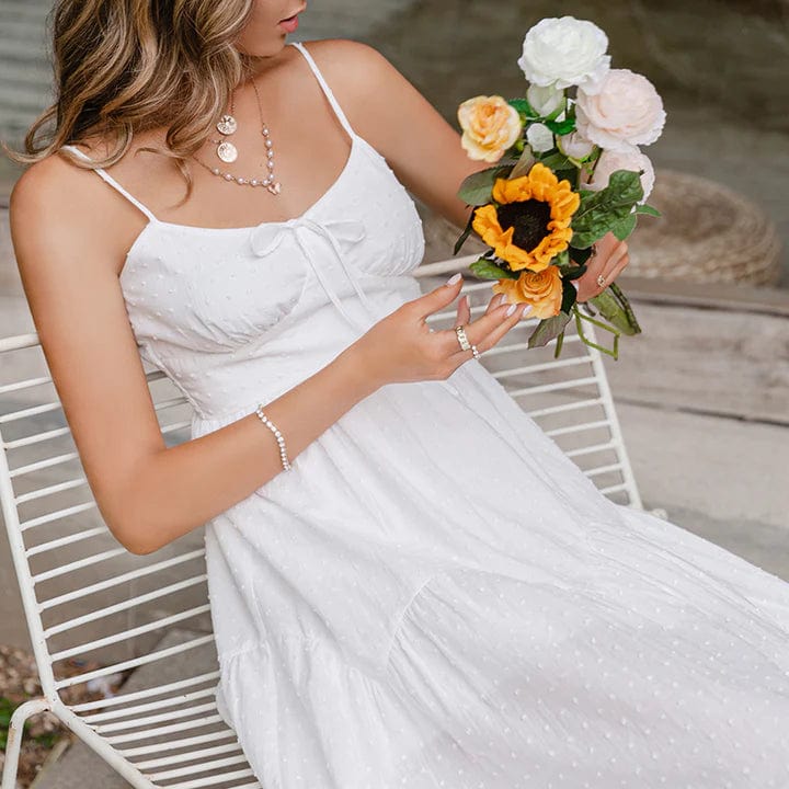 Ibiza Boho Kante midi jurk