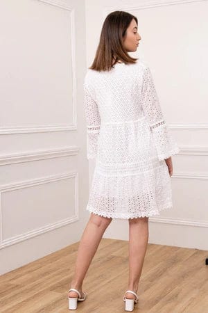 Ibiza Boho Korte geborduurde Ibiza jurk