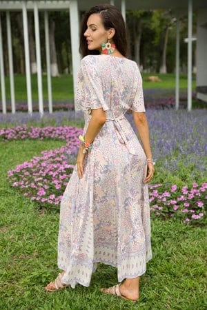 Ibiza Boho Maxi Ibiza Jurk Met Print
