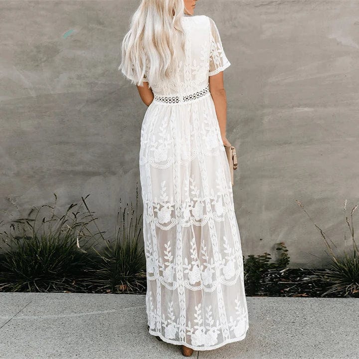 Ibiza Boho Maxi Kanten Ibiza Jurk