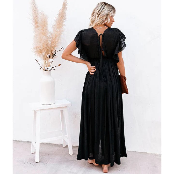 Ibiza Boho Maxi Zwarte Ibiza Jurk