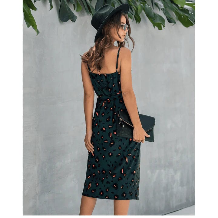 Ibiza Boho Midi Donkere Ibiza Jurk