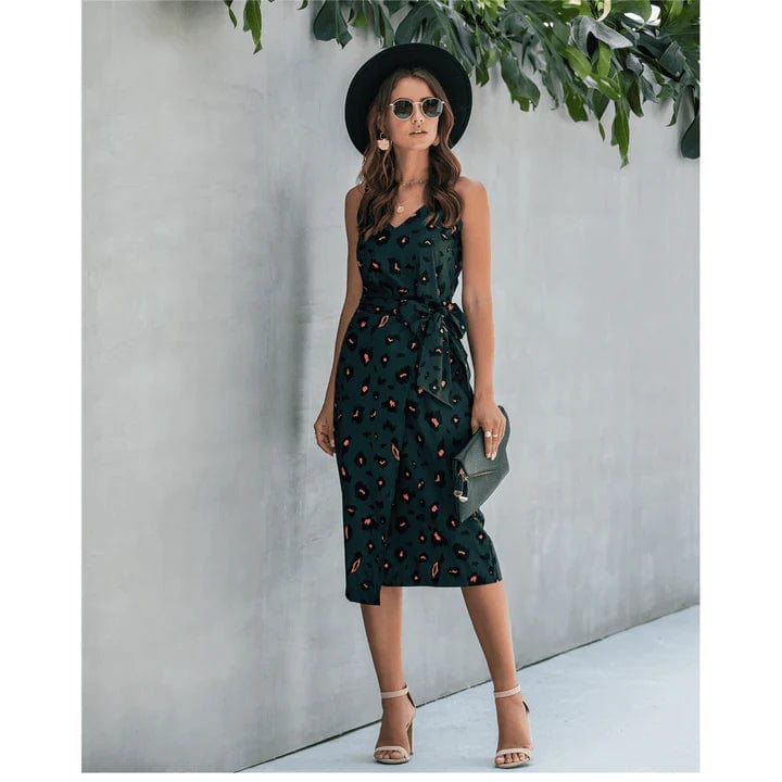 Ibiza Boho Midi Donkere Ibiza Jurk