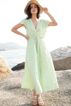Ibiza Boho Midi Landelijke Ibiza Jurk