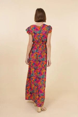 Ibiza Boho Vloeiende en gebloemde Ibiza jurk
