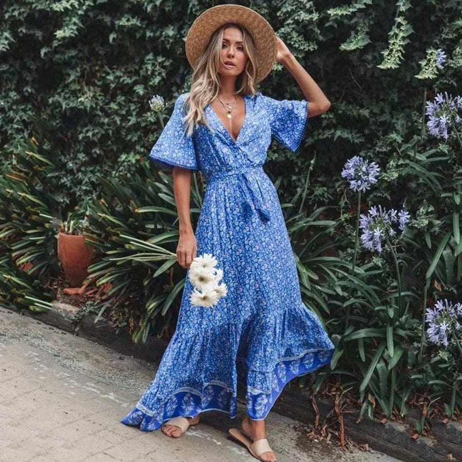 Ibiza Boho Hippie Chique Getuigen Jurk