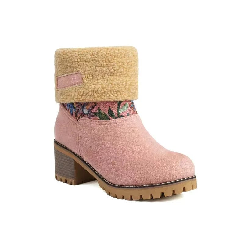 Ibiza Boho Roze / 35 Ibiza Boheemse Geboeid Winterlaarzen