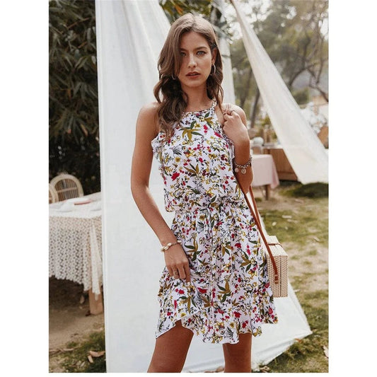 Ibiza Boho Kort Bloemen Hippie Jurk